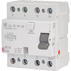 ETI 4р EFI6-P4 40/0,03 тип A (6kA)