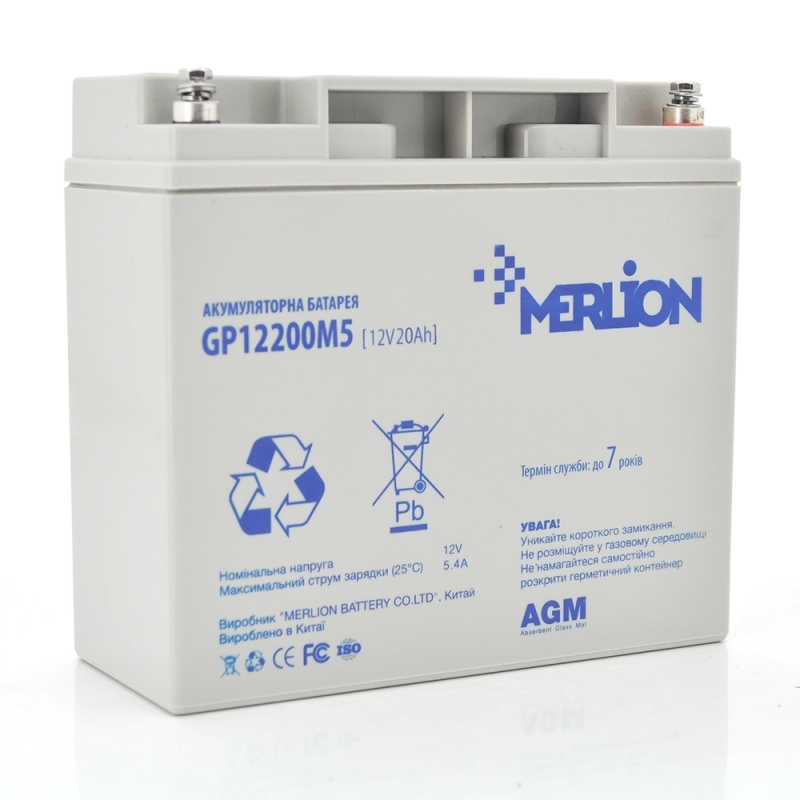 Merlion AGM GP12200M5 12 V 20 Ah